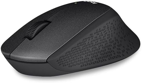 M330 Sessiz Kablosuz Mouse, Sağ Elle Kullanıma Uygun, 10 m Kullanım Mesafesi, 1.000 DPI Yüksek Hassasiyetli Optik İzleme, 18 Ay Pil Ömrü, Siyah