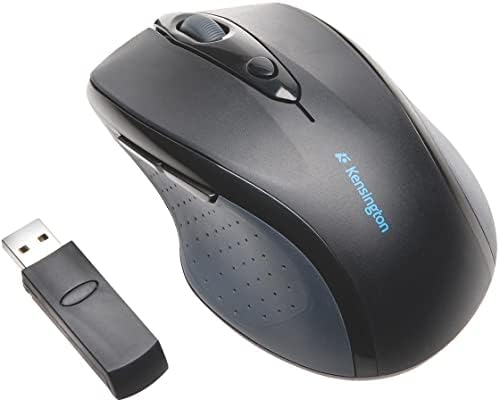 Pro Fit Kablosuz Optik Mouse, Tam Boy, Sağ El Ile Uyumlu, 2 Adet Aa Pil Pakete Dahil, Windows & Macos Uyumlu, Siyah