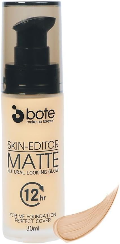 Bote Makeup Skin-Editor Natural Looking Glow For Me Foundation 02