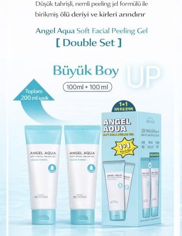 Alternative view of Aqua Soft Facial Peeling Gel Nazik Peeling Gommage Hyaluronik Asit Madecassoside Set 2x100 ml