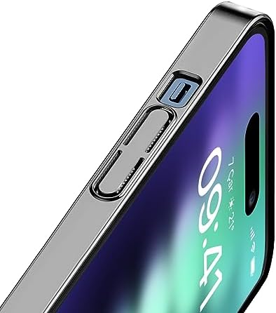 15 Plus ile Uyumlu MagSafe Uyumlu Slim Fit Kılıf Kablosuz Şarj Destekleyen Sararmaya Karşı Korumalı Kapak (Gümüş Rengi) - Görsel 3