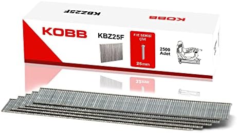 Alternative view of KBZ25F 25mm 2500 Adet F/E/J/8 Serisi Ağır Hizmet Tipi Kesik Başlı Çivi, Gri