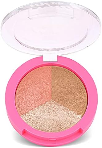 Beauty Glow Baked Trio - 3’lü Allık, Bronzer ve Aydınlatıcı Paleti