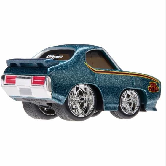 Alternative view of CarTuned S3 1969 Pontiac GTO Judge, Mavi Muscle Araba, Diecast Metal Gövde, Arabası