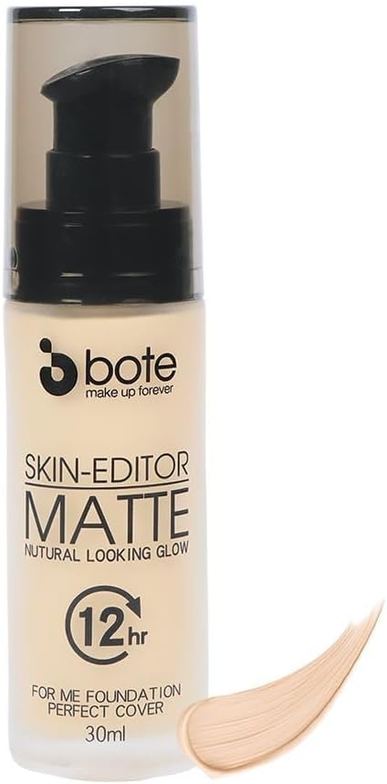 Bote Makeup Skin-Editor Natural Looking Glow For Me Foundation 01