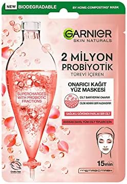 2 Milyon Probiyotik Türevi İçeren Onarıcı Kağıt Yüz Maskesi