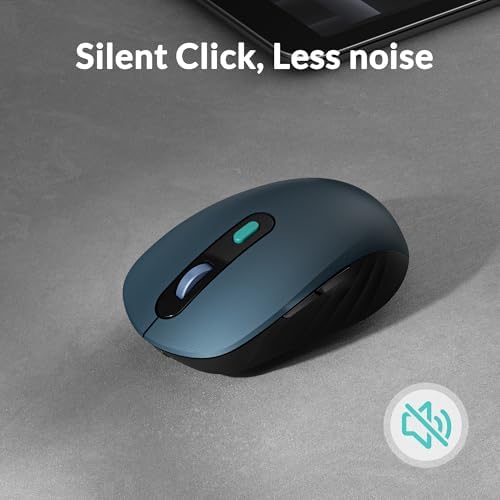 Alternative view of Keychron BM25 Kablosuz Fare, güvenilir PAW3212 sensöre sahiptir. 2.4 GHz, Bluetooth ve USB kablolu bağlantı (BM25-C61)