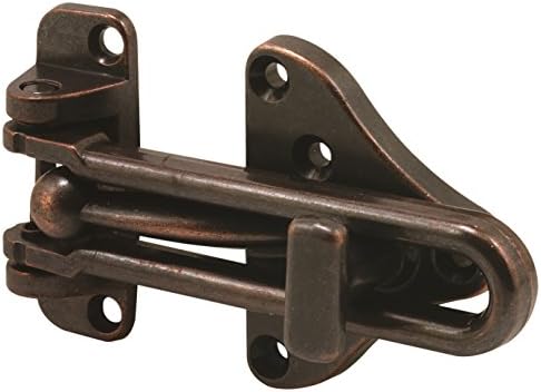 Alternative view of Güvenlik U 11317 Swing Bar Kapı Koruyucu, Yüksek Güvenlikli AUX Kilidi, Klasik Bronz Kaplama, Tekli Paket