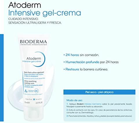 Atoderm Intensive Gel-Cream Çok Kuru ve Atopi Eğilimli Ciltler için Niasinamid İçeren Yatıştırıcı Jel Krem Bebek, Çocuk ve Yetişkin Kullanımına Uygun