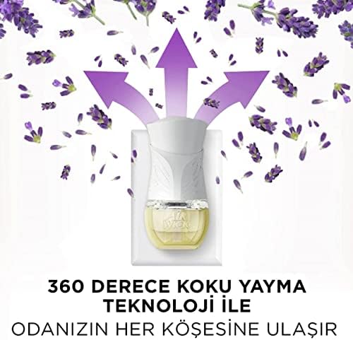 Elektrikli Oda Kokusu Esansiyel Yağlar Yedek Şişe Lavanta