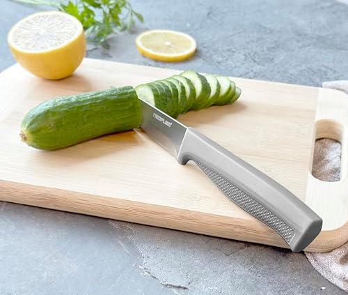 Microban Soyma Bıçağı 8Cm, Gri D-NEOGPK008