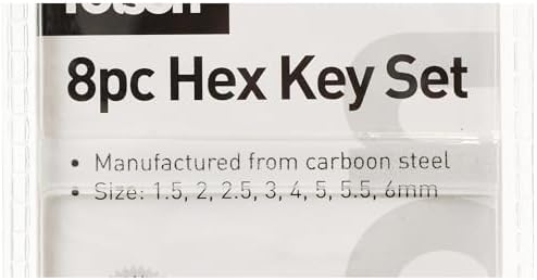 11215 8 pc Hex Key Set