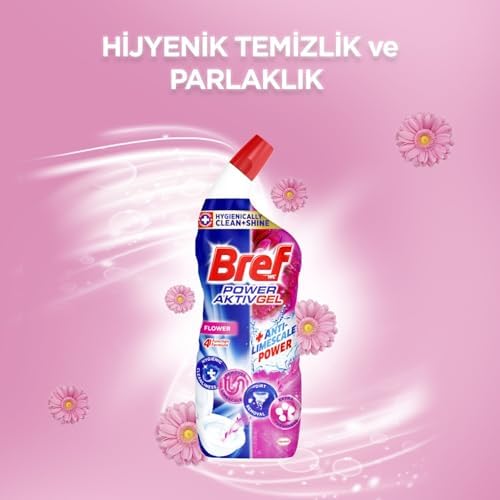 WC Power Aktiv Jel Çiçek Kokulu Tuvalet Temizleyici 1 x 700 ml, Jel Çiçek 700 ml