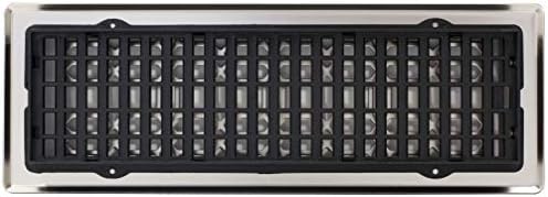 Decor Grates NGH414-NKL Zemin Kaydı, Kaplama Nikel, 4 x 14