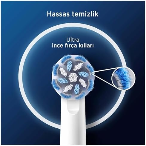 Alternative view of Sensitive X-Filament Şarjlı Diş Fırçası Yedek Başlığı 4 Adet