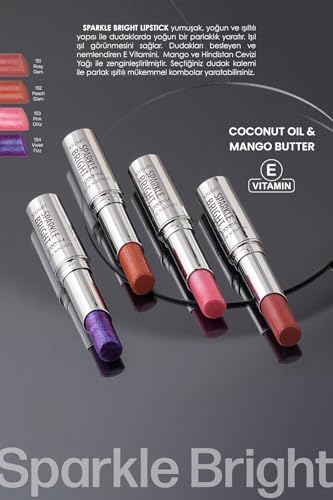 Alternative view of Sparkle Bright Lipstick No:152 Peach Glam - Işıltılı Ruj