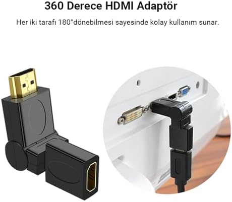 360 Derece HDMI to HDMI Dönüştürücü