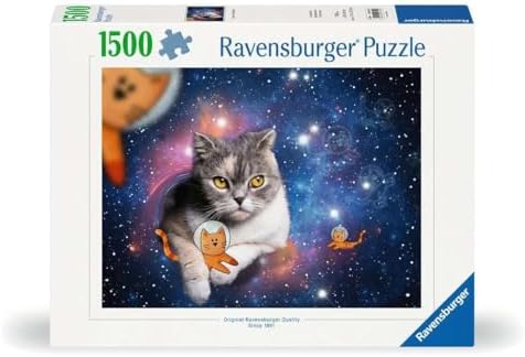 Alternative view of 1500p Puzzle Uzayda Kediler