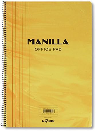 41100/2 Manila Notebook Yumuşak kapak, 1.hamur kağıt Spiralli, Sarı