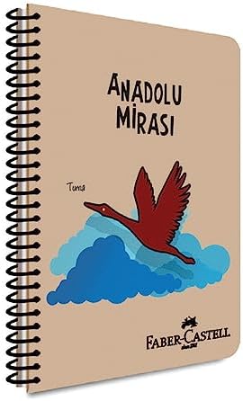Anadolu Mirası Spiralli Defter, A4, 100 Yaprak, 70g Kağıt, Kareli, Dayanıklı Kapak, Kolay Açılan Spiral Cilt, Asorti Kapak Tasarımı