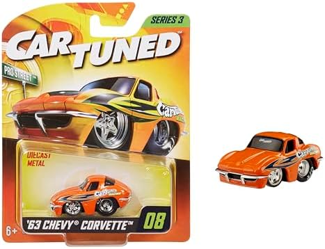 Alternative view of Entertaintment CarTuned S3 1963 Chevy Corvette Stingray - Turuncu Pro Street Araba