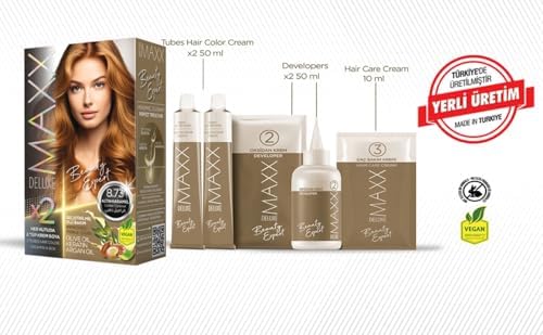 BEAUTY EXPERT HAIR COLOR (KERATİN)'Lİ 1 KUTU (2 X 50 ML) (Altın Karamel 8.73)