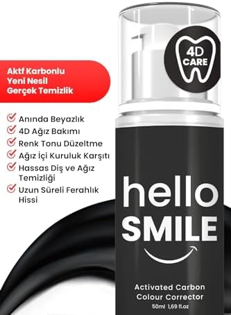 Aktif Karbonlu Anında Beyazlatıcı Diş Jeli