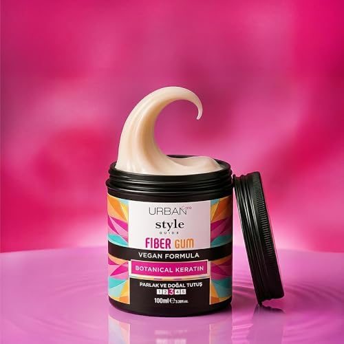 Style Guide Parlak Görünüm Sağlayan Fiber Gum- Doğal Tutuş- Saç Sakızı-100ml