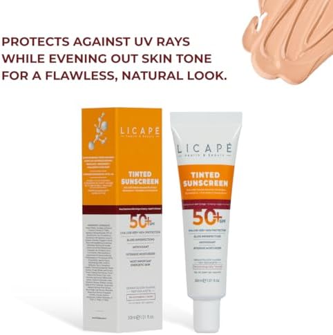 Yüksek Koruma Tinted (Kapatıcı) 50 Spf Güneş Kremi