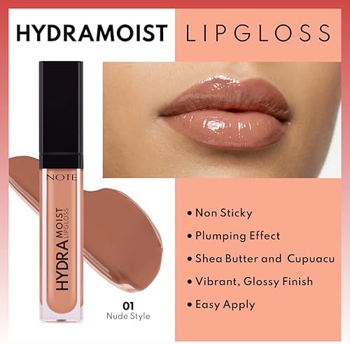 Hydramoist Lipgloss 01 Nude Style Nemlendirici Dudak Parlatıcısı, Nude