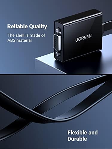 Alternative view of HDMI VGA kablo adaptörü 1080p üzerinde HDTV Aktif ses aktarımı Konverterkabel PC Laptop için, Chromebook, Raspberry Pi 40248