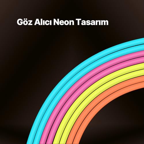 Alternative view of USB-C - Lightning Hızlı Şarj Kablosu 120cm Neon (Neon Turuncu)