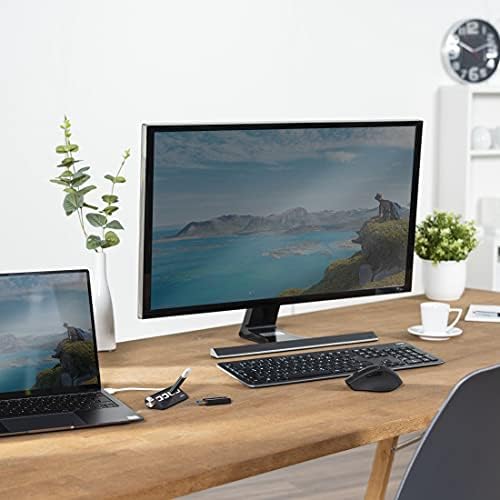 USB Hub, 4 Ports, USB 2.0, 480 Mbit/s, siyah