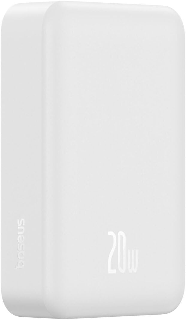 Alternative view of EnerFill FM41 Mini Manyetik Powerbank 20.000 mAh 20W - Beyaz (C'den C'ye 20V/3A 30cm beyaz kablolu)