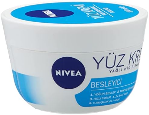 Besleyici Yüz Kremi, 100ml, Makyaj Bazı, 24 Saat Nemlendirici, Hızlı Emilen Yüz Bakım Kremi