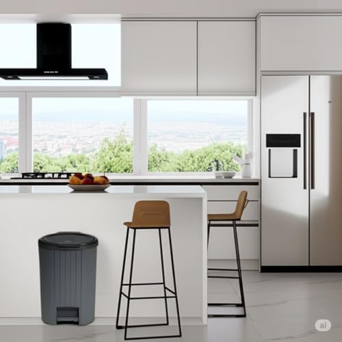 Alternative view of Exclusive Serisi Bas Aç ve Pedallı 12 Litre Çöp Kovası