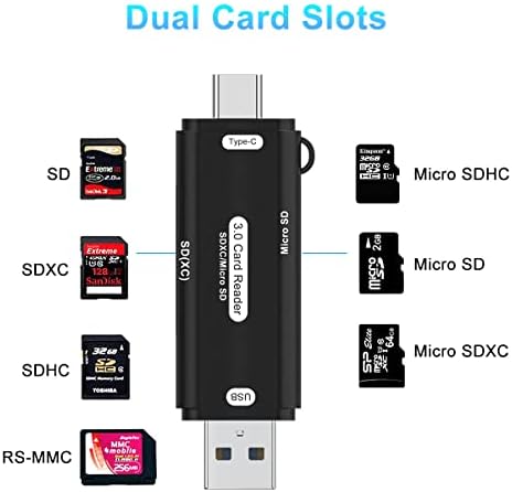 Alternative view of Micro SD Kart Okuyucu Type C to USB 3.0 Çevirici OTG 5 Gbps Hafıza Kartı Okuyucu Adaptör Micro SD Card Reader RKTSD