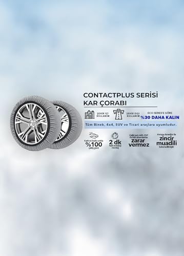 Alternative view of Krieger ContactPlus, Yırtılmaya Karşı Dirençli Oto Lastik Kar Çorabı (M)
