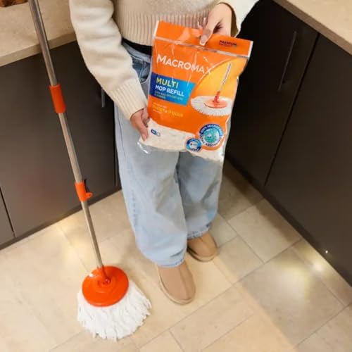 Multi Yedek Mop Başlık, Faster ve Focus Otomatik Döner Temizlik Setleri İle Uyumlu Paspas