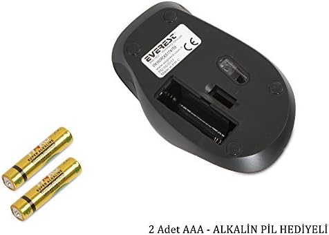 Alternative view of SM-360 Usb Mor 3D Optik Süper Sessiz Alkalin Pil Kablosuz Mouse