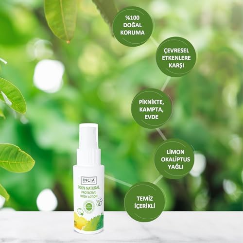 Alternative view of %100 Doğal Koruyucu Vücut Losyonu Sprey Yenidoğan Bebek Çocuk İçin Limon Okaliptus Vegan 50 ml
