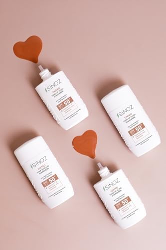 Alternative view of Sinoz Spf50 Tinted Sıvı Yüz Güneş Kremi - Yeni Nesil Güneş Filtreleri Ile Hibrit Formül 50ml
