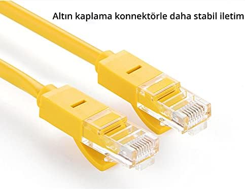 Alternative view of CAT5e Ethernet Kablosu, 1 Metre, Sarı