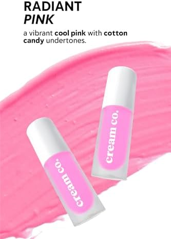 Alternative view of Cream Co. Allık Ruj Göz Farı Glow Tint Radiant Pink, Nemlendirici Makyaj, 505 Pembe, Hyaluronik Asit Peptit