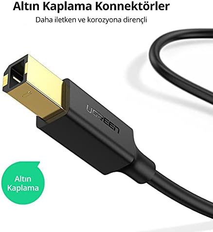 Alternative view of USB den USB-B ye Yazıcı Tarayıcı Kablosu, 1 Metre