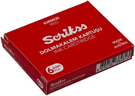 Alternative view of Kartuş Dolma Kalem Kartuşu 6'lı Paket Kırmızı