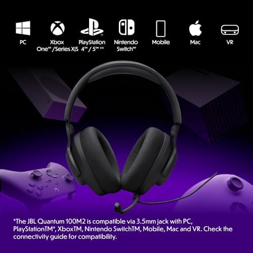 Quantum 100M2,Gaming Kulaklık,Kablolu,Siyah