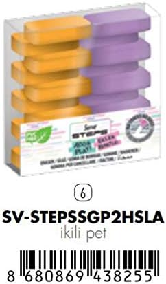 Alternative view of Steps Silgi Pastel Hrd Sar-Lavanta 2li Pet