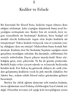 Alternative view of Kedi Felsefesi: Kediler ve Hayatın Anlamı