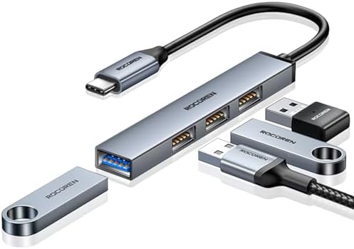 Type-C 5Gbps 4 Portlu USB-A 3.0 Çoklayıcı Dönüştürücü Hub - Görsel 2